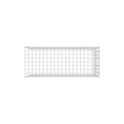 Monteret gabion type 4 100 cm x 60 cm x 40 cm (L x H x D), maskestørrelse 5 cm x 10 cm, C-ring