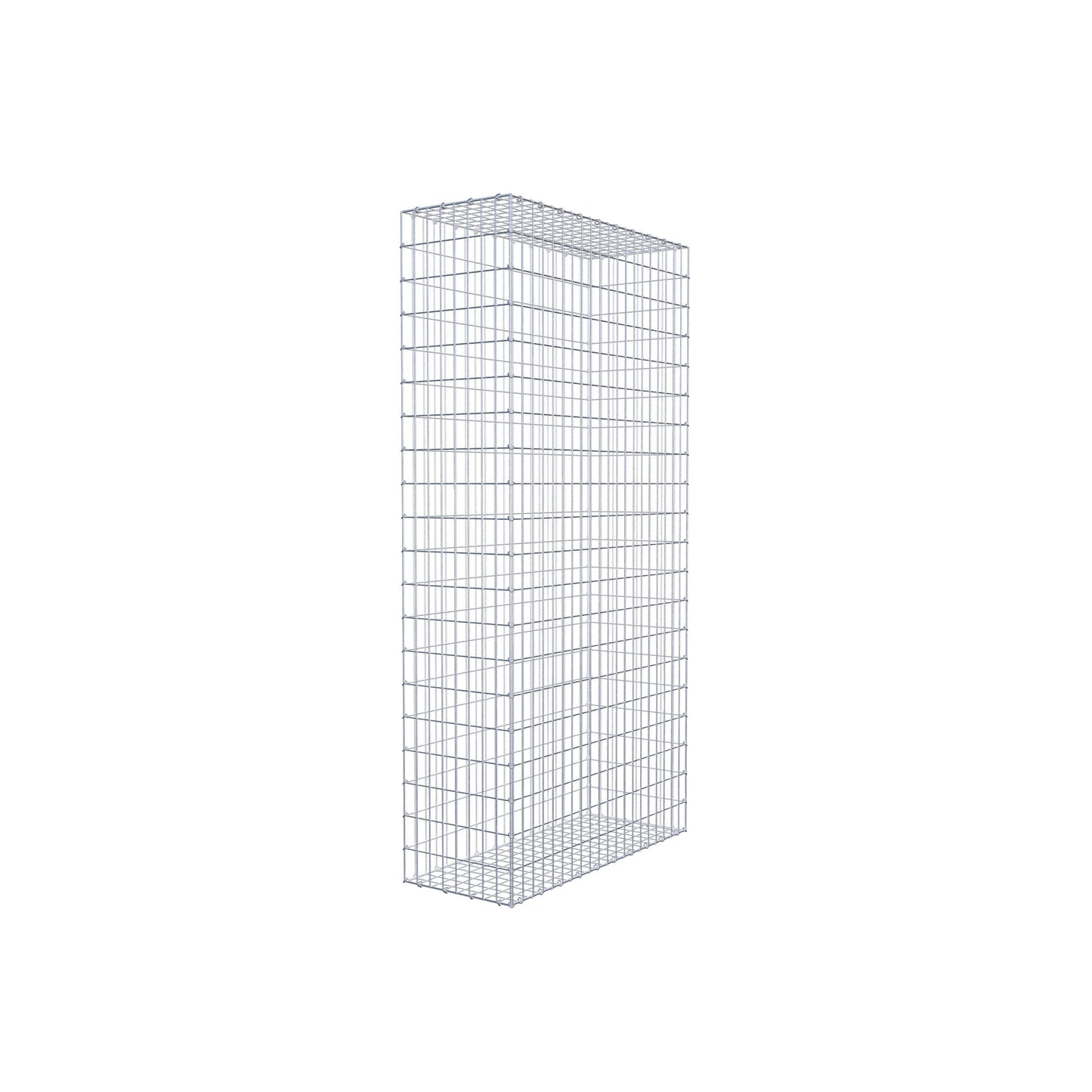 Gavión 200 cm x 100 cm x 40 cm (L x A x P), malla 5 cm x 10 cm, anillo en C