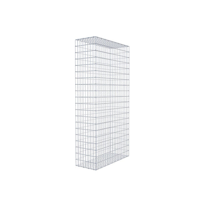 Gavión 200 cm x 100 cm x 40 cm (L x A x P), malla 5 cm x 10 cm, anillo en C