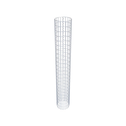 Gabionensäule rund 32 cm Durchmesser, 230 cm Höhe, Maschenweite 5 cm x 10 cm