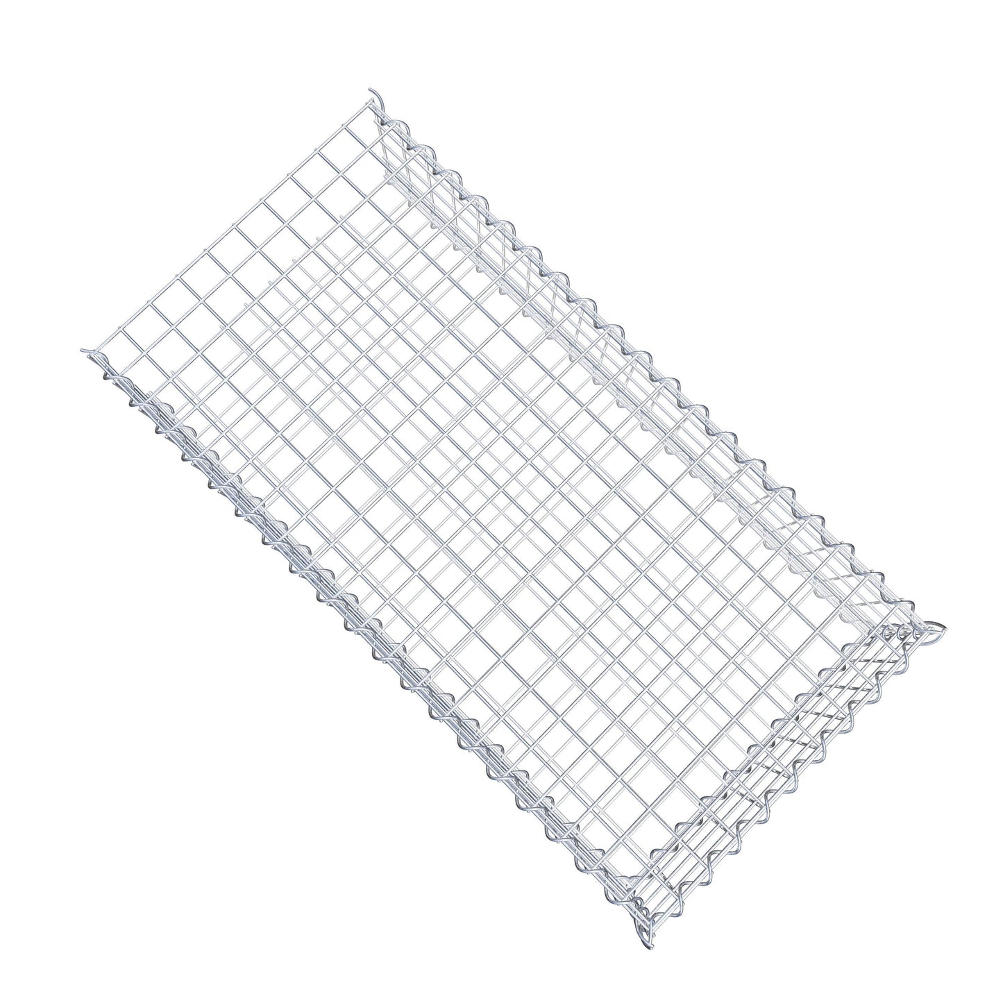 Gavión complementario tipo 2 100 cm x 20 cm x 50 cm (L x A x P), malla 5 cm x 5 cm, espiral