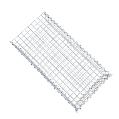 Gavión complementario tipo 2 100 cm x 20 cm x 50 cm (L x A x P), malla 5 cm x 5 cm, espiral
