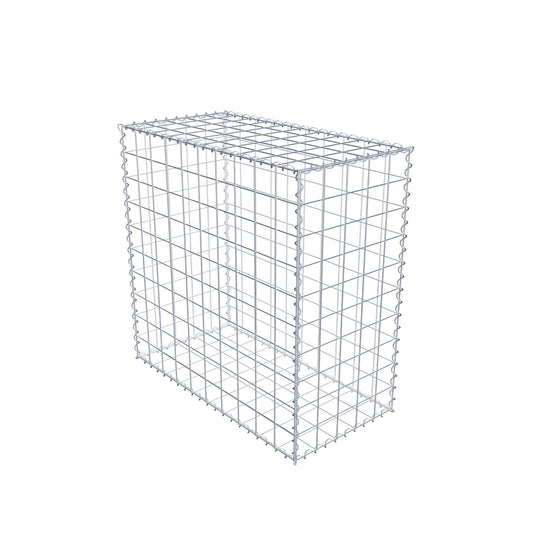 Lot de 2 gabions 100 cm x 100 cm x 50 cm (L x H x P), mailles 10 x 10 cm, spirale