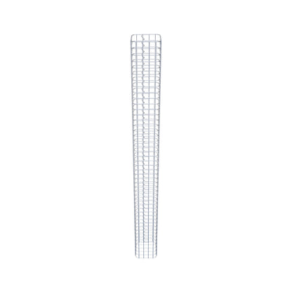 Colonna di gabbioni, quadrata 22 cm x 22 cm, alta 230 cm, MW 5 cm x 5 cm