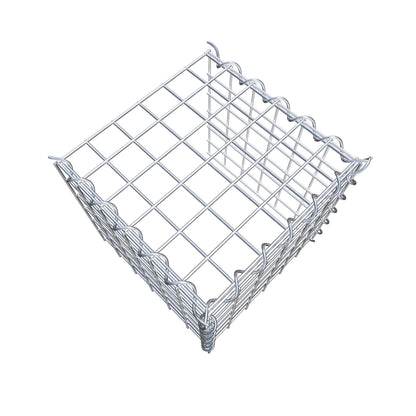 Gabion rapporté type 4 30 cm x 30 cm x 30 cm (L x H x P), maille 5 cm x 5 cm, spirale