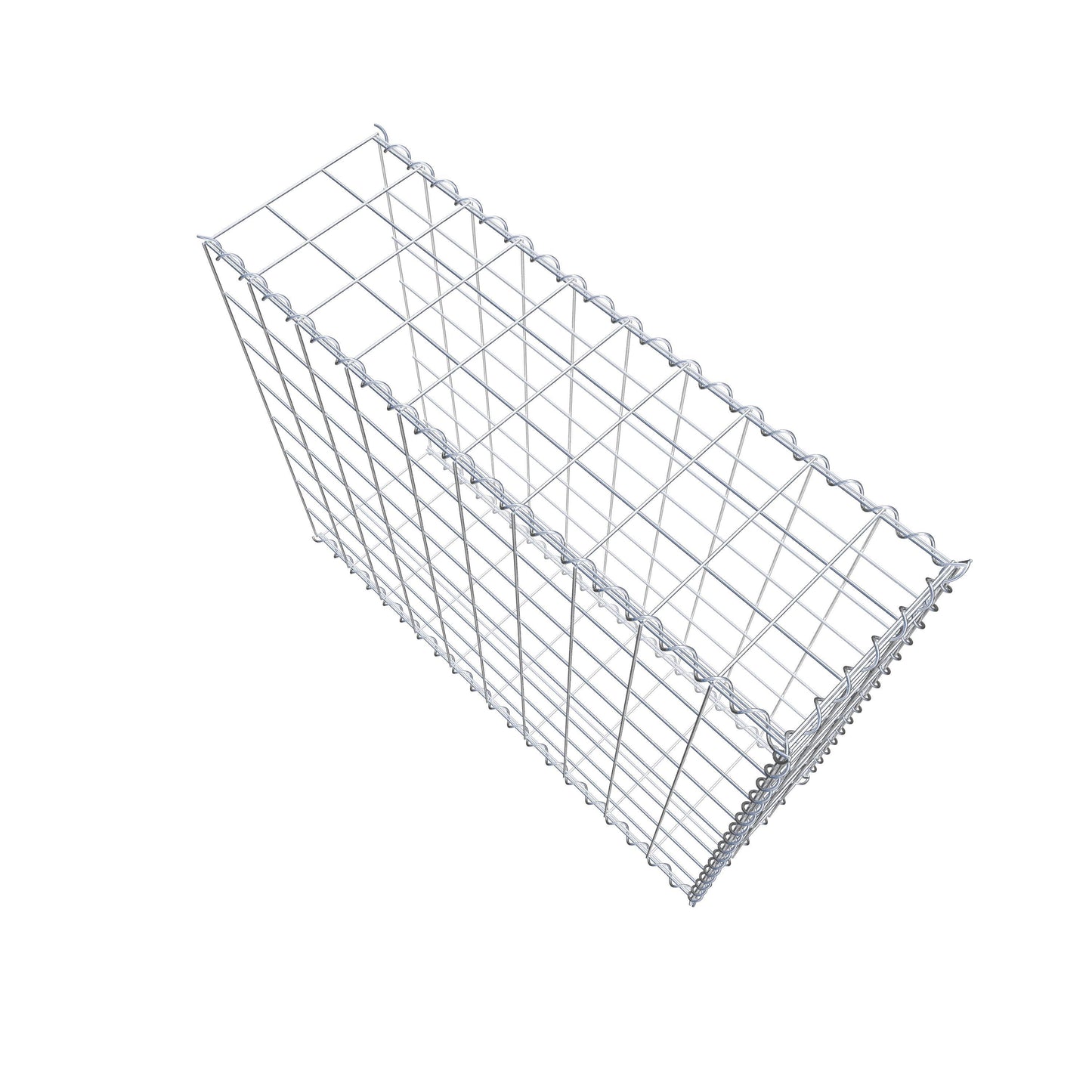 Anbaugabione Typ 2 100 cm x 80 cm x 30 cm (L x H x T), Maschenweite 10 cm x 10 cm, Spirale