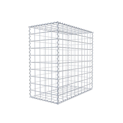 Set di 2 gabbioni 100 cm x 100 cm x 50 cm (L x H x P), maglia 10 x 10 cm, spirale