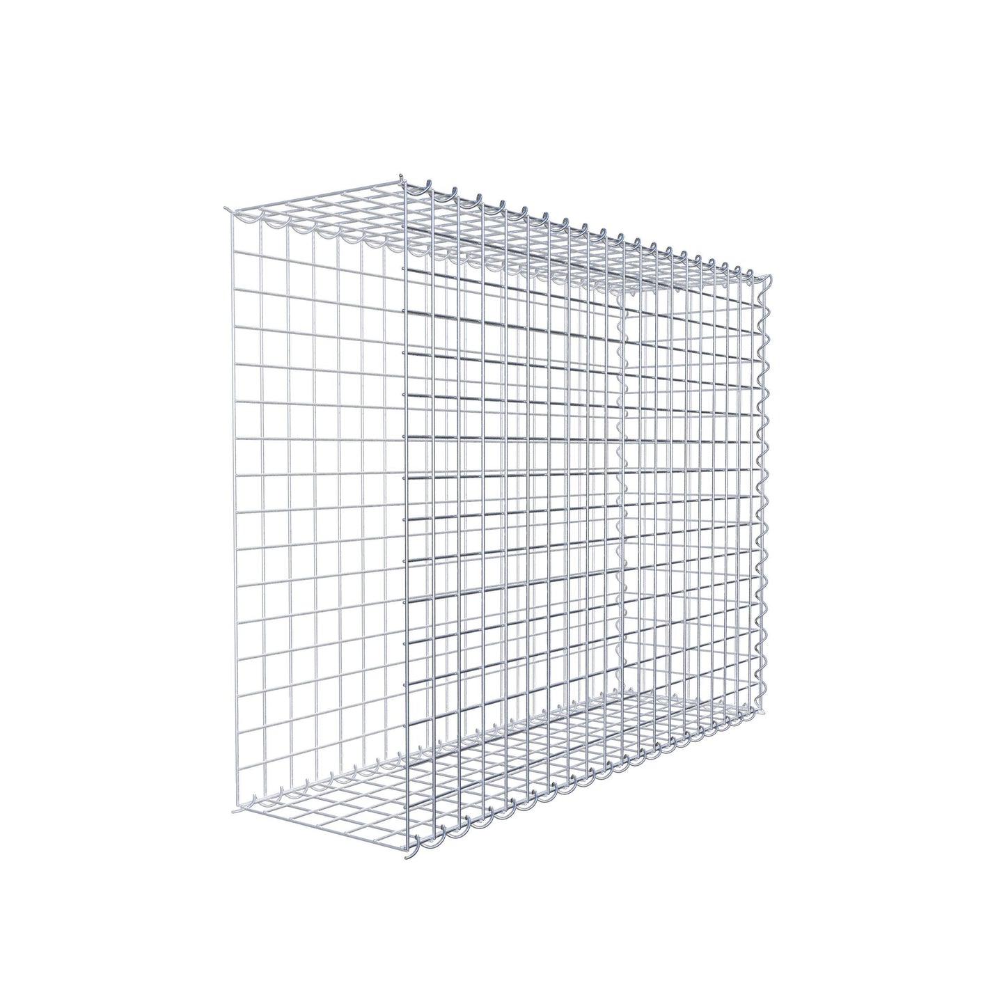 Grown-on gabion type 2 100 cm x 80 cm x 30 cm (L x H x D), mesh size 5 cm x 5 cm, spiral