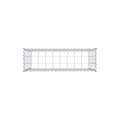 Gabbione aggiuntivo tipo 3 100 cm x 80 cm x 30 cm (L x A x P), maglia 10 cm x 10 cm, spirale