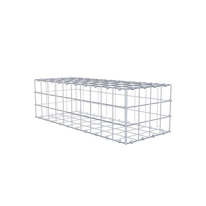 Gabbione 100 cm x 30 cm x 40 cm (L x H x P), maglia 10 x 10 cm, anello a spirale