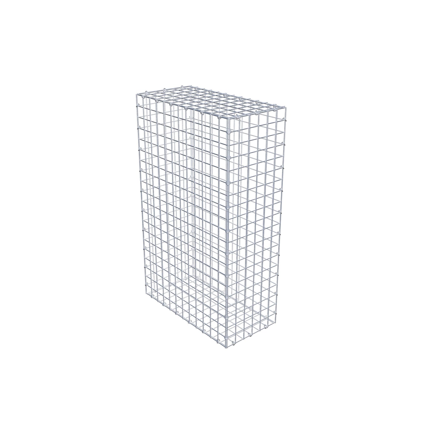 Gabion 100 cm x 60 cm x 30 cm (L x H x D), maskestørrelse 5 cm x 5 cm, C-ring