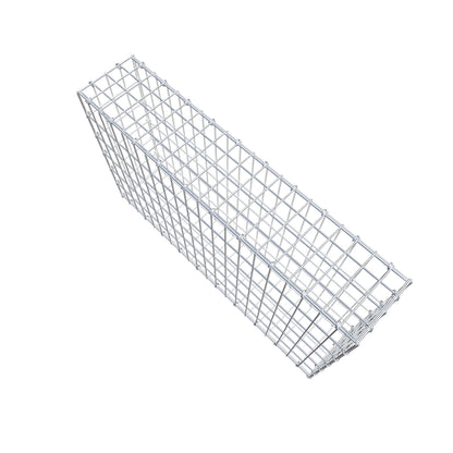 Gabione 100 cm x 60 cm x 20 cm (L x H x T), Maschenweite 5 cm x 10 cm, C-Ring