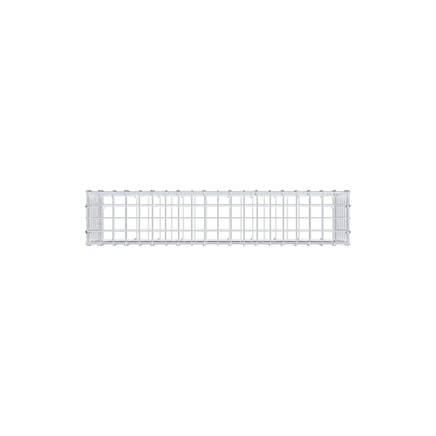 Gabione 100 cm x 40 cm x 20 cm (L x H x T), Maschenweite 5 cm x 5 cm, C-Ring