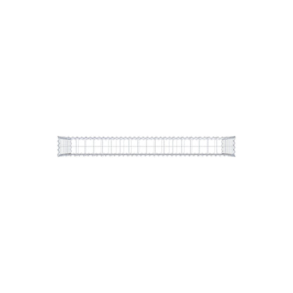Gabbione 200 cm x 100 cm x 20 cm (L x H x P), maglia 10 cm x 10 cm, spirale