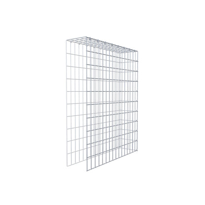 Gavión complementario de tipo 4 100 cm x 80 cm x 20 cm (L x A x P), malla 5 cm x 10 cm, anillo en C
