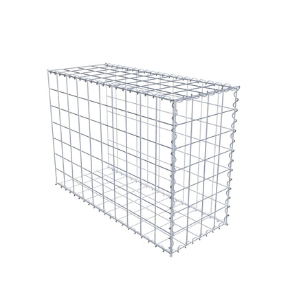Anbaugabione Typ 2 100 cm x 70 cm x 40 cm (L x H x T), Maschenweite 10 cm x 10 cm, Spirale