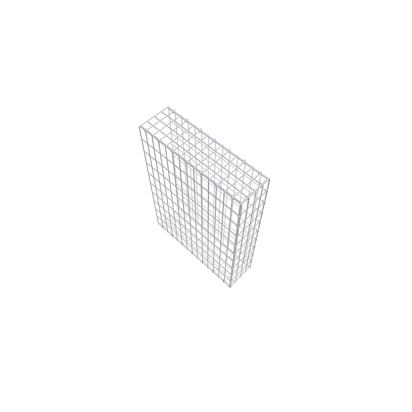 Monteret gabion type 2 100 cm x 70 cm x 20 cm, maskestørrelse 5 cm x 10 cm, C-ring