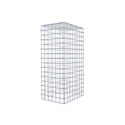 Mounted gabion type 3 80 cm x 40 cm x 30 cm (L x H x D), mesh size 5 cm x 5 cm, C-ring
