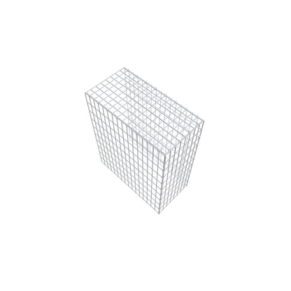Gavión complementario de tipo 4 100 cm x 80 cm x 40 cm (L x A x P), malla 5 cm x 10 cm, anillo en C