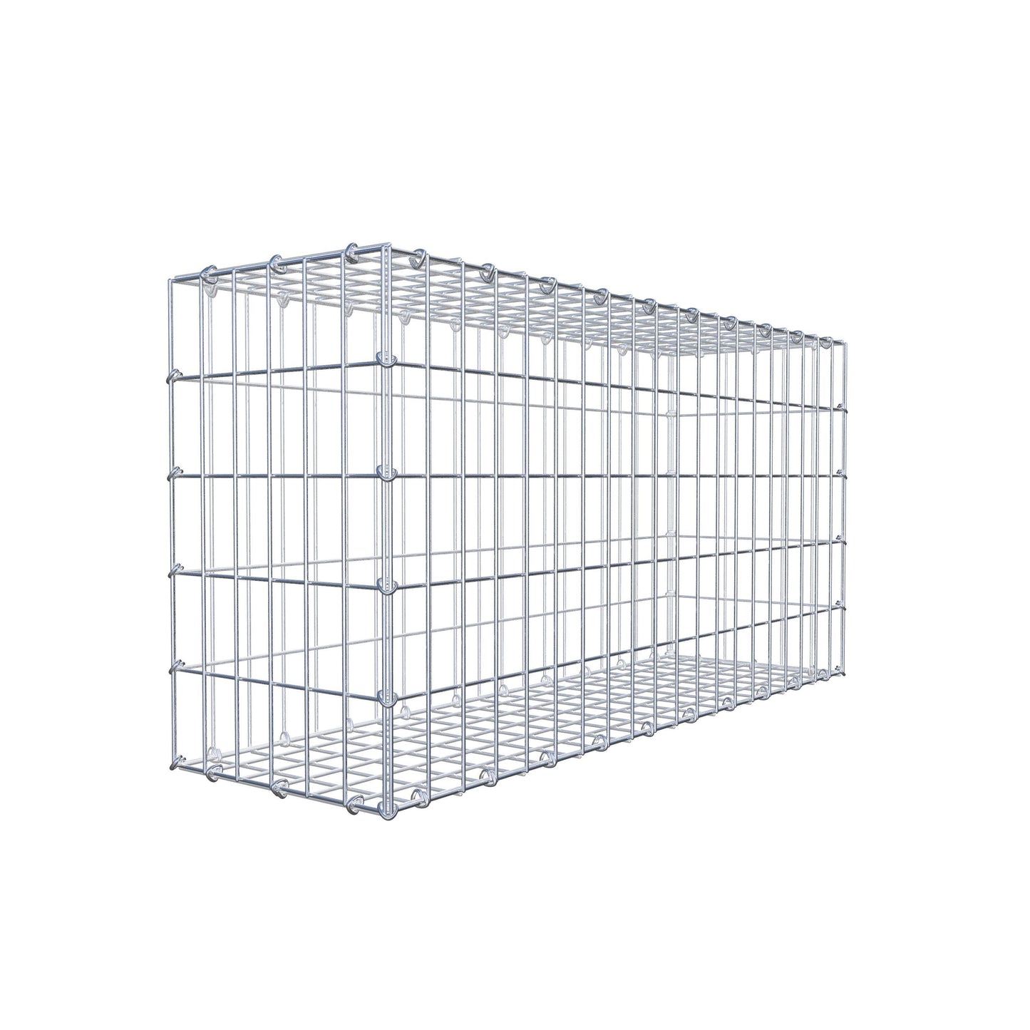 Gabione 100 cm x 50 cm x 30 cm (L x H x T), Maschenweite 5 cm x 10 cm, C-Ring