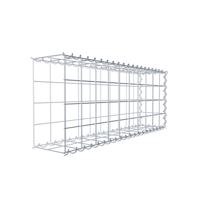 Anbaugabione Typ 2 100 cm x 40 cm x 20 cm (L x H x T), Maschenweite 10 cm x 10 cm, Spirale