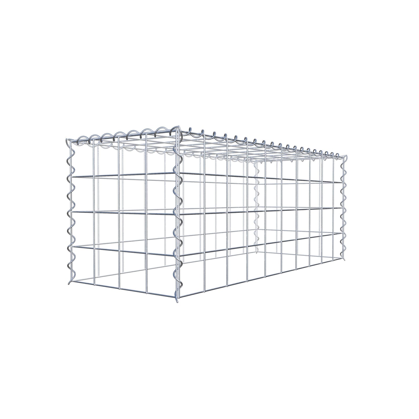 Gavión complementario tipo 3 100 cm x 40 cm x 40 cm (L x A x P), malla 10 cm x 10 cm, espiral