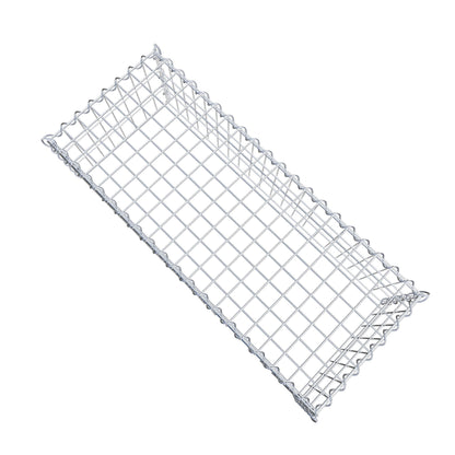 Gavión adulto tipo 3 100 cm x 30 cm x 40 cm (largo x alto x profundidad), tamaño de malla 5 cm x 10 cm, espiral