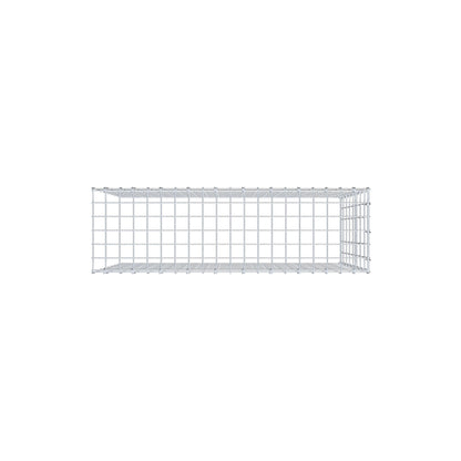 Gavión adicional tipo 4 100 cm x 80 cm x 30 cm (L x A x P), malla 5 cm x 10 cm, anillo en C