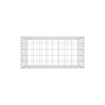 Gavión 100 cm x 70 cm x 50 cm (L x A x P), malla 10 cm x 10 cm, anillo en C