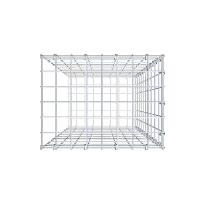 Fourche rapportée type 2 100 cm x 40 cm x 30 cm, mailles 5 cm x 10 cm, anneau en C