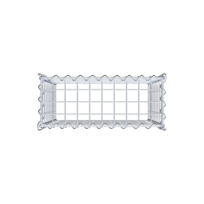 Extra gabion typ 3 50 cm x 50 cm x 20 cm (L x H x D), maskstorlek 5 cm x 5 cm, spiral