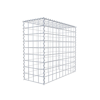 Grown-on gabion type 3 100 cm x 90 cm x 40 cm (L x H x D), mesh size 10 cm x 10 cm, spiral