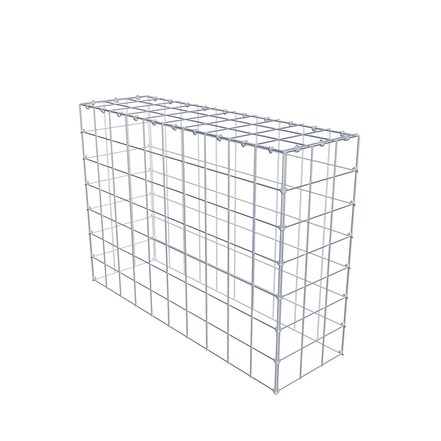 Type 3 oplegkorf 100 cm x 70 cm x 30 cm (L x H x D), maaswijdte 10 cm x 10 cm, C-ring