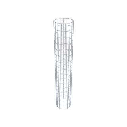 Gabionensäule rund 27 cm Durchmesser, 160 cm Höhe, Maschenweite 5 cm x 10 cm