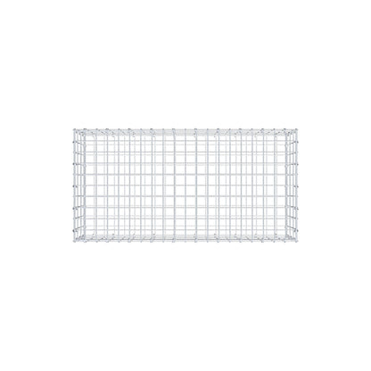 Gabbione 100 cm x 30 cm x 50 cm (L x H x P), maglia 5 cm x 10 cm, anello a C