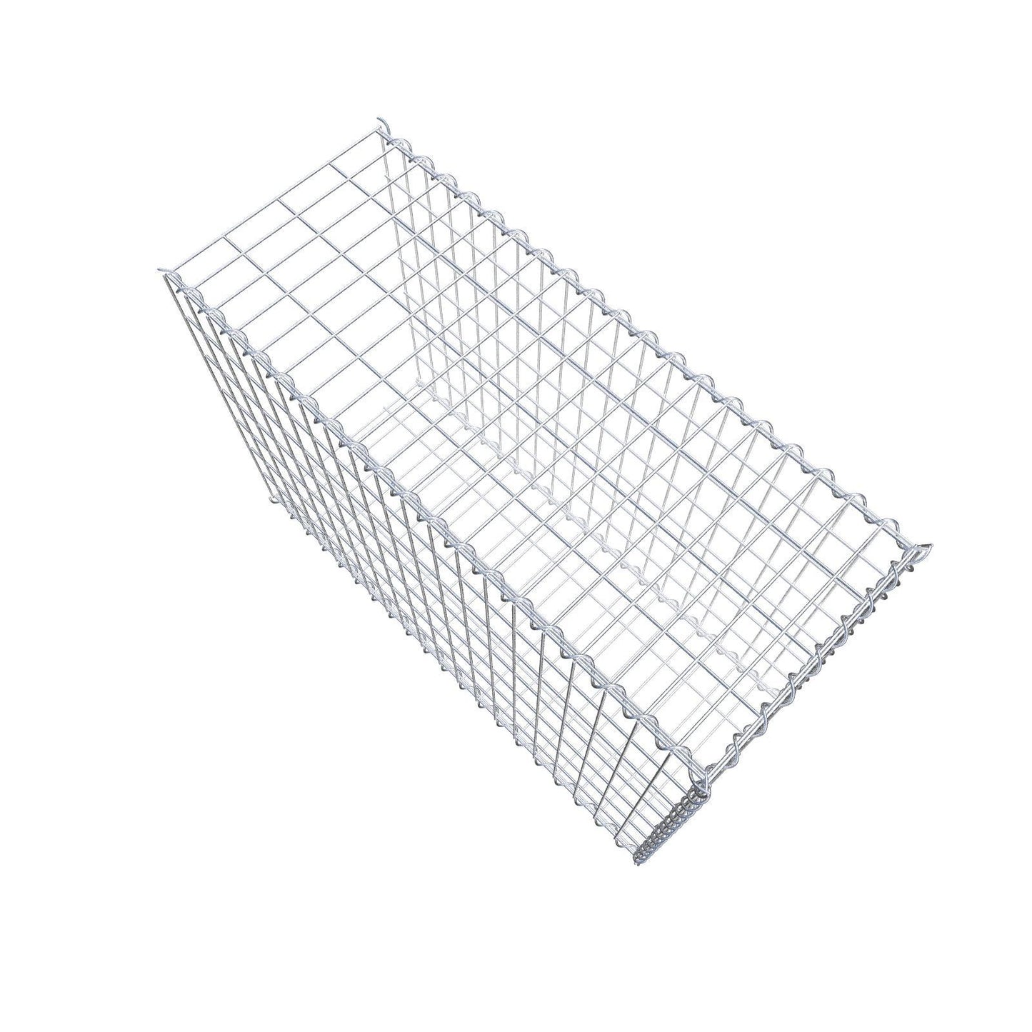 Add-on schanskorf type 2 100 cm x 70 cm x 40 cm (L x H x D), maaswijdte 5 cm x 10 cm, spiraalvormig
