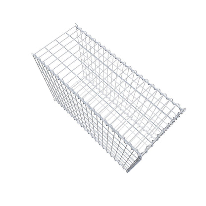Add-on schanskorf type 2 100 cm x 70 cm x 40 cm (L x H x D), maaswijdte 5 cm x 10 cm, spiraalvormig