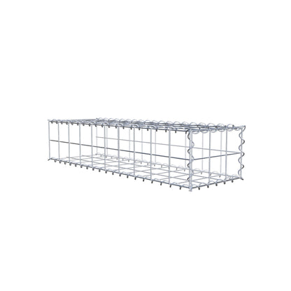 Extra gabion typ 2 100 cm x 20 cm x 30 cm (L x H x D), maskstorlek 10 cm x 10 cm, spiral