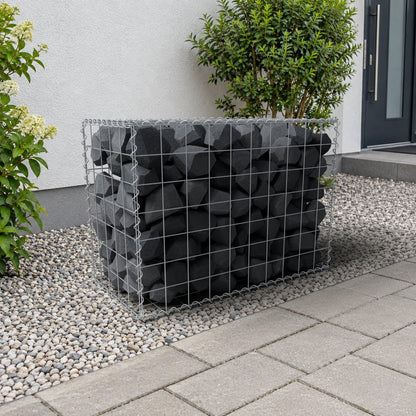Gabione 100 cm x 70 cm x 50 cm (L x H x T), Maschenweite 10 cm x 10 cm, Spirale
