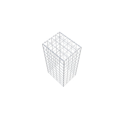 Gavión complementario de tipo 3 100 cm x 50 cm x 40 cm (L x A x P), malla 10 cm x 10 cm, anillo en C