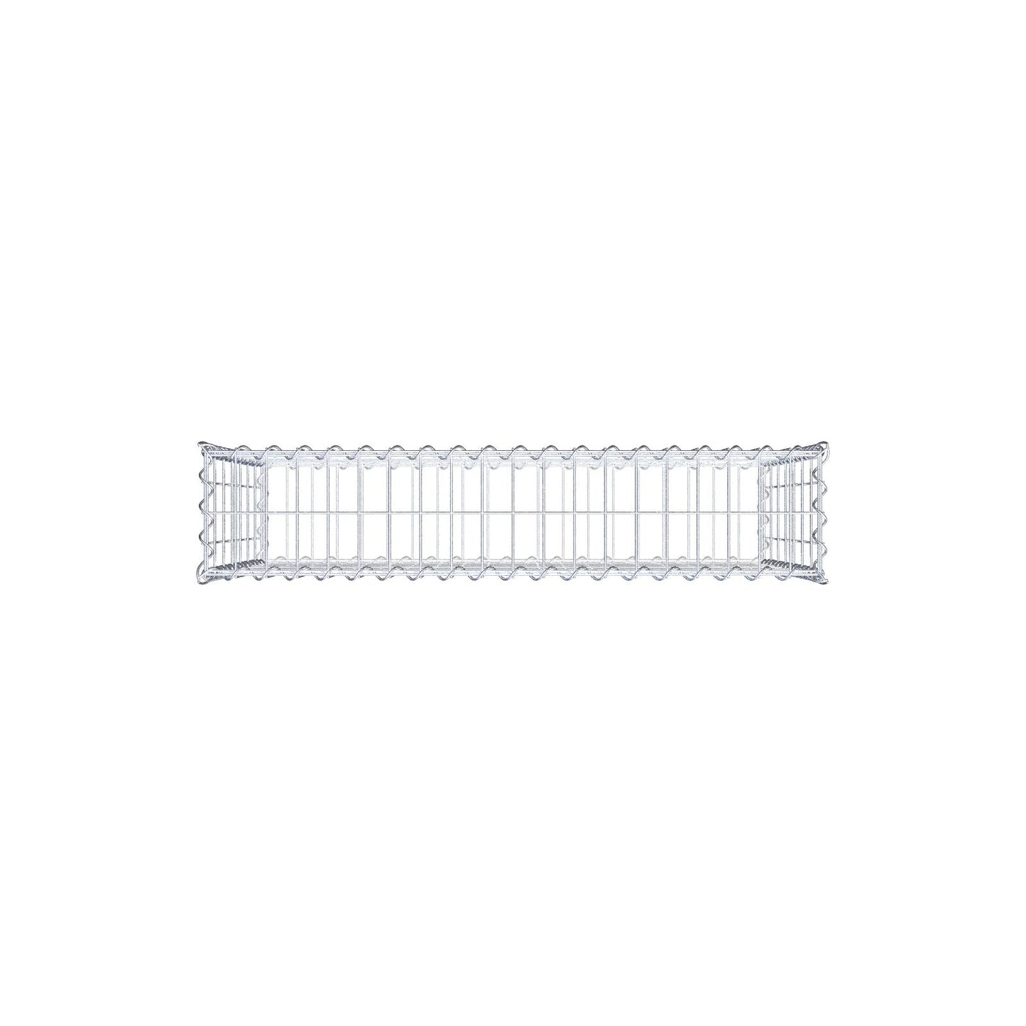 Gabion 100 cm x 70 cm x 20 cm (L x H x P), mailles 5 cm x 10 cm, spirale