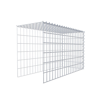 Gabbione aggiuntivo tipo 4 100 cm x 60 cm x 40 cm (L x H x P), maglia 5 cm x 10 cm, spirale