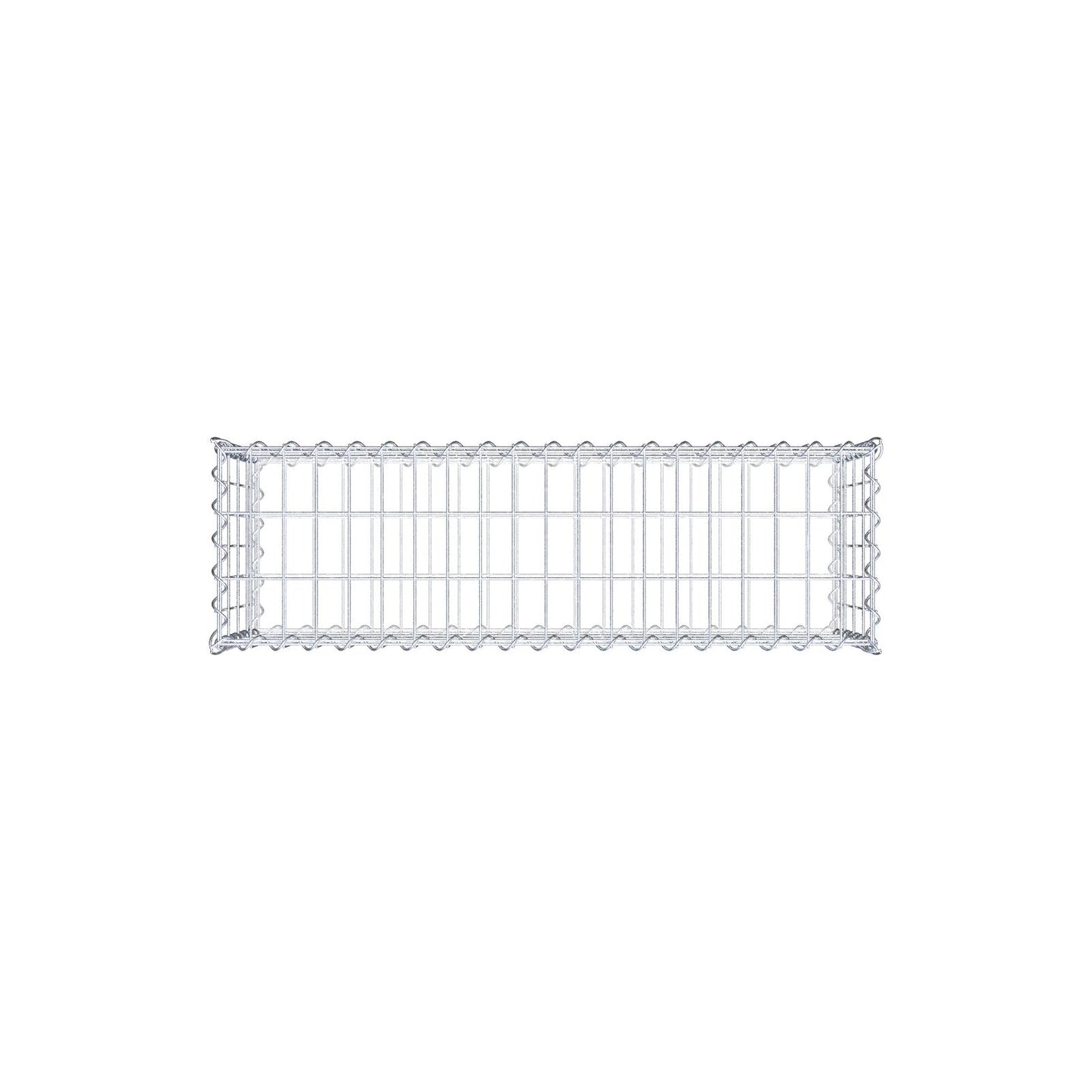 Gabion 100 cm x 40 cm x 30 cm (L x H x D), mesh size 5 cm x 10 cm, spiral