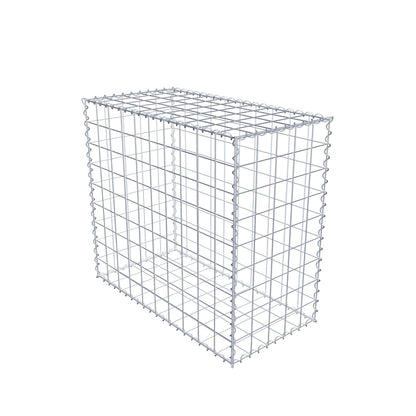 Gabbione 100 cm x 90 cm x 50 cm (L x H x P), maglia 10 cm x 10 cm, spirale
