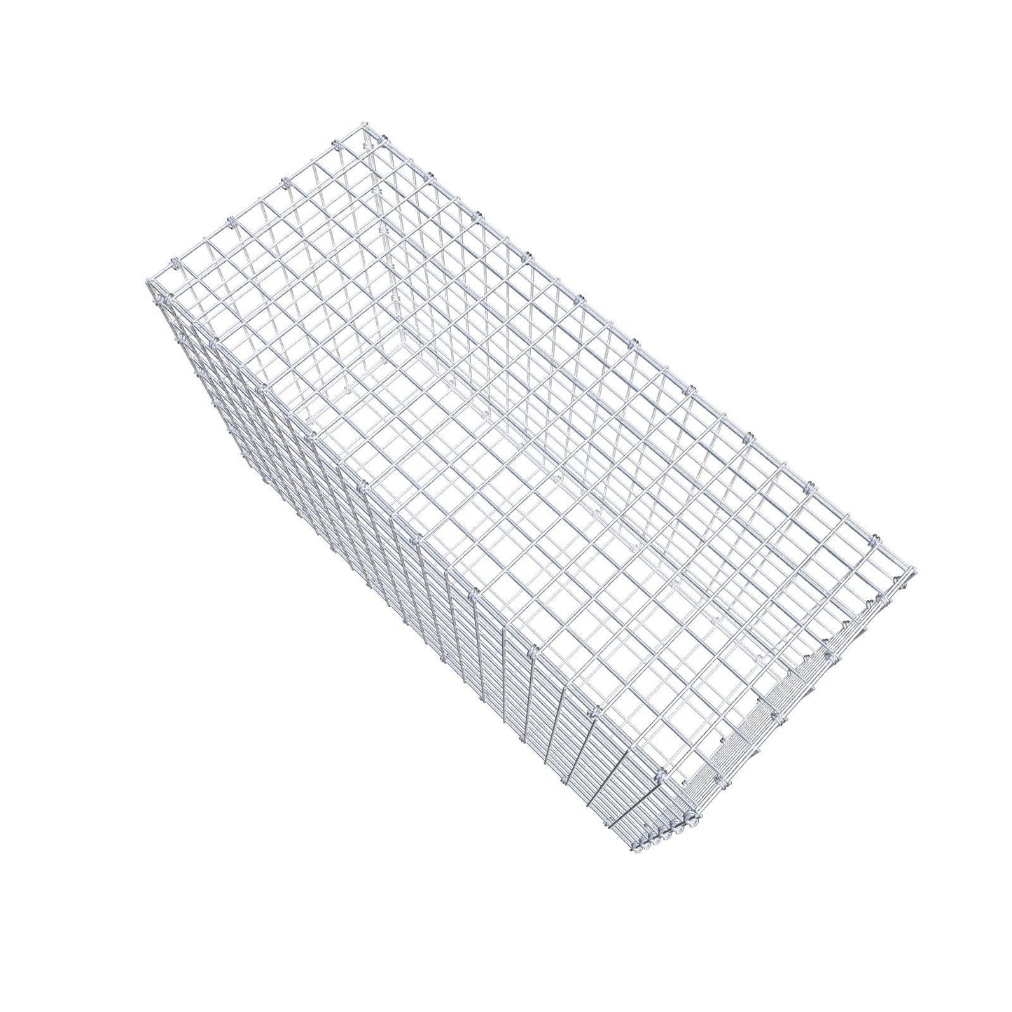 Gabion 100 cm x 60 cm x 40 cm (L x H x D), mesh size 5 x 5 cm, spiral ring
