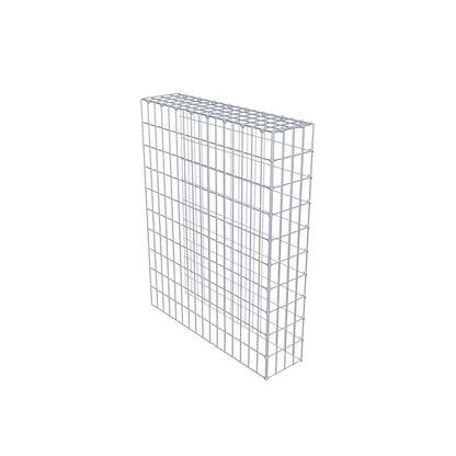 Gavión complementario de tipo 4 100 cm x 80 cm x 20 cm (L x A x P), malla 5 cm x 10 cm, anillo en C
