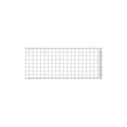 Gabbione fissabile tipo 4 100 cm x 20 cm x 40 cm (L x H x P), maglia 5 cm x 5 cm, anello a C