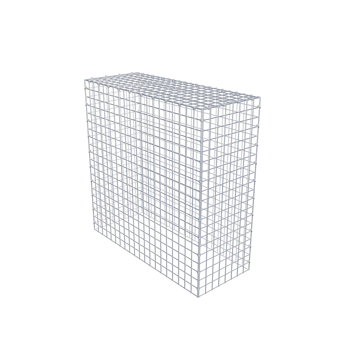 Anbaugabione Typ 3 100 cm x 100 cm x 40 cm (L x H x T), Maschenweite 5 cm x 5 cm, C-Ring
