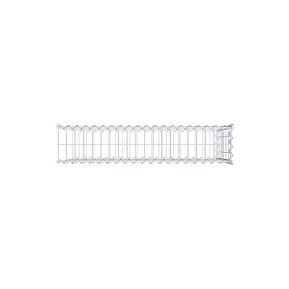 Add-on schanskorf type 2 100 cm x 60 cm x 20 cm (L x H x D), maaswijdte 5 cm x 10 cm, spiraalvormig