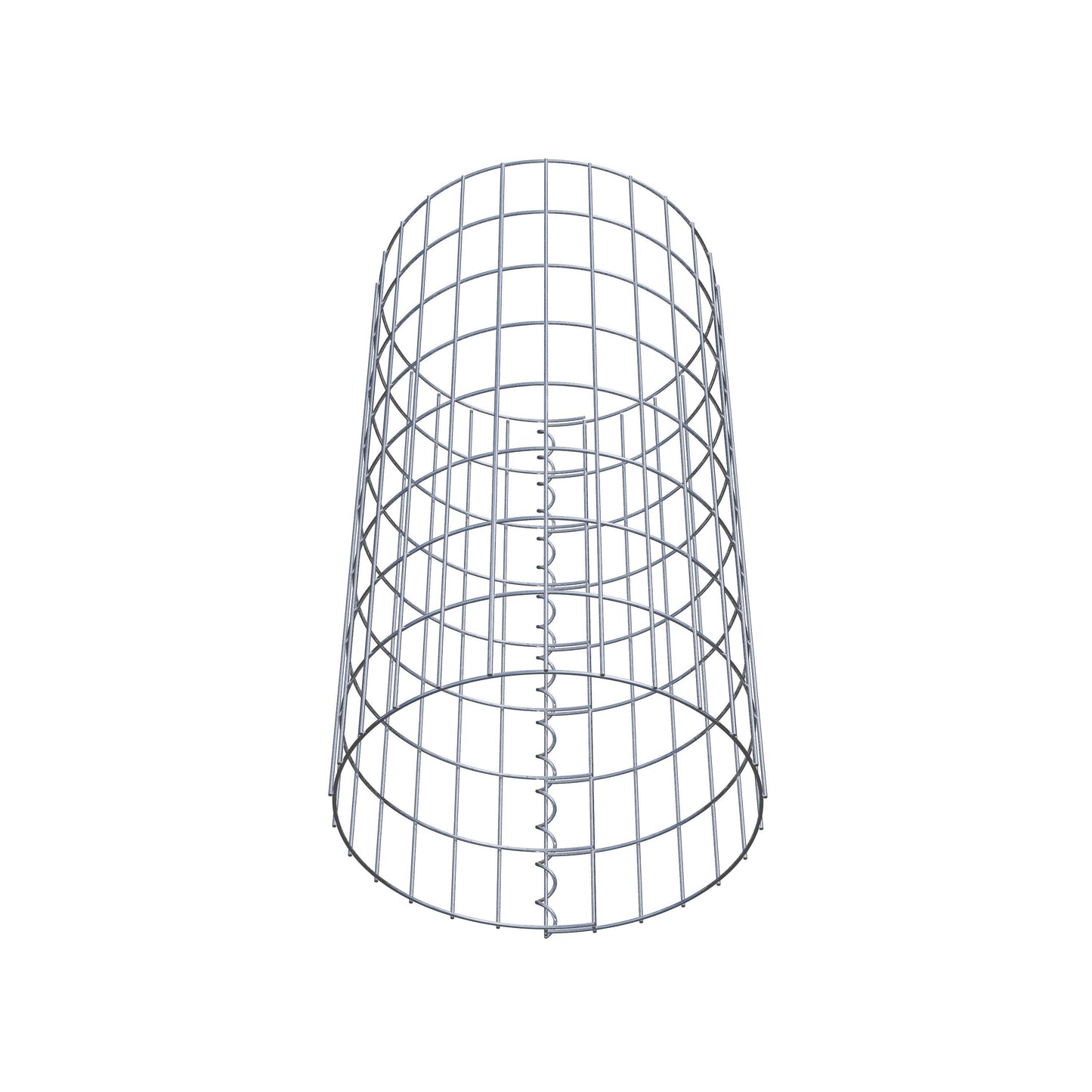 Gabionsøjle ca. 42 cm diameter, 80 cm højde, maskestørrelse 5 cm x 10 cm